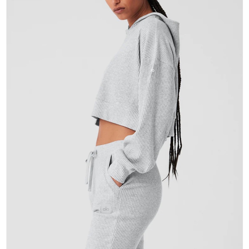 Alo Muse Cropped Hoodie - sz S